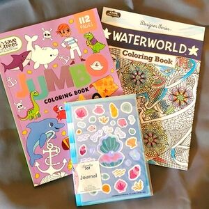Ocean Theme Coloring‎ & Activity Books